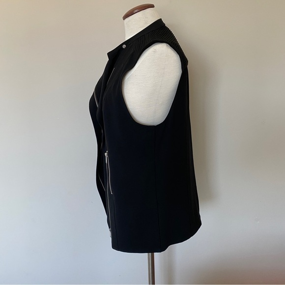 Aritzia Babaton Black Redford Vest Size 8 - Picture 5 of 12